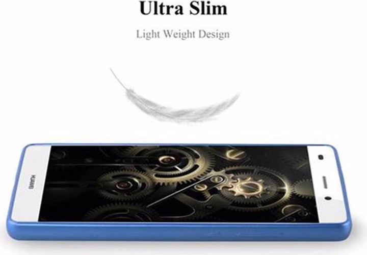 Actual product image Cadorabo TPU Matt Metallic Cover (Huawei P8 Lite)