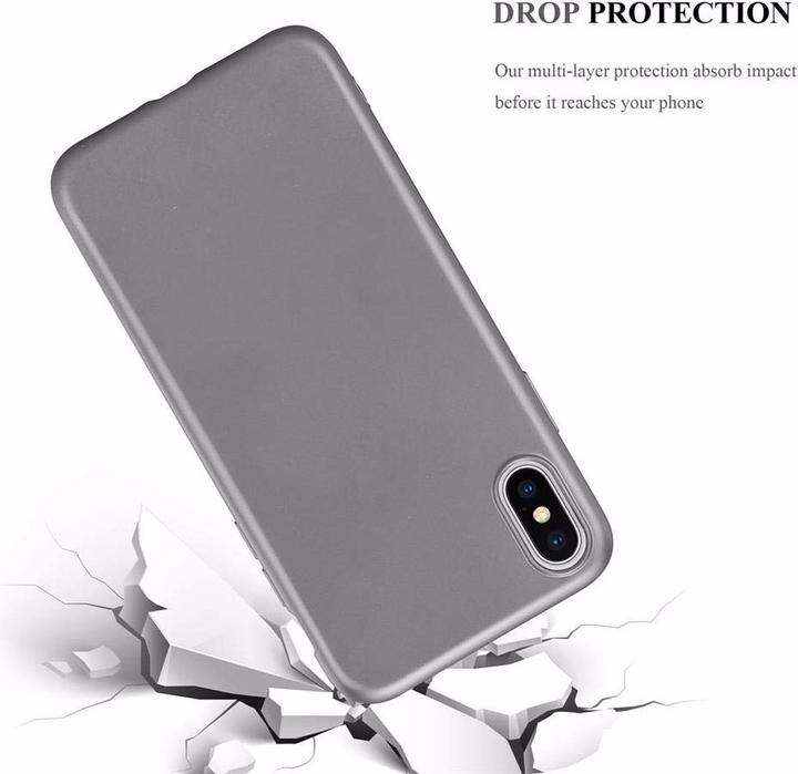 Image du produit Cadorabo Couverture métallique mate TPU (Apple iPhone XS Max)