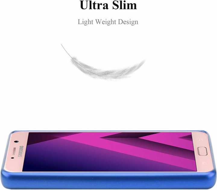 Actual product image Cadorabo TPU Matt Metallic Cover (Samsung Galaxy A7 (2017))