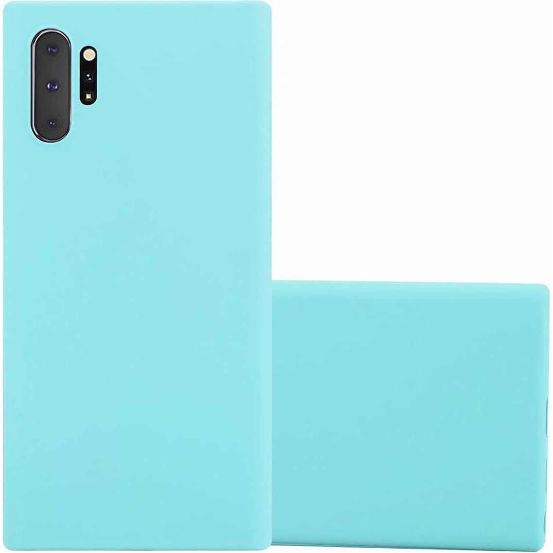 Cadorabo TPU Candy Cover (Samsung Galaxy Note 10 Plus), Smartphone Hülle, Blau