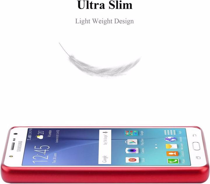 Actual product image Cadorabo TPU Matt Metallic Cover (Samsung Galaxy J7)