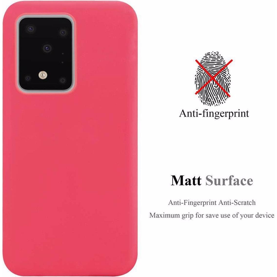 Thumbnail - Cadorabo TPU Candy Cover (Samsung Galaxy S20 Ultra), Smartphone Hülle, Rot