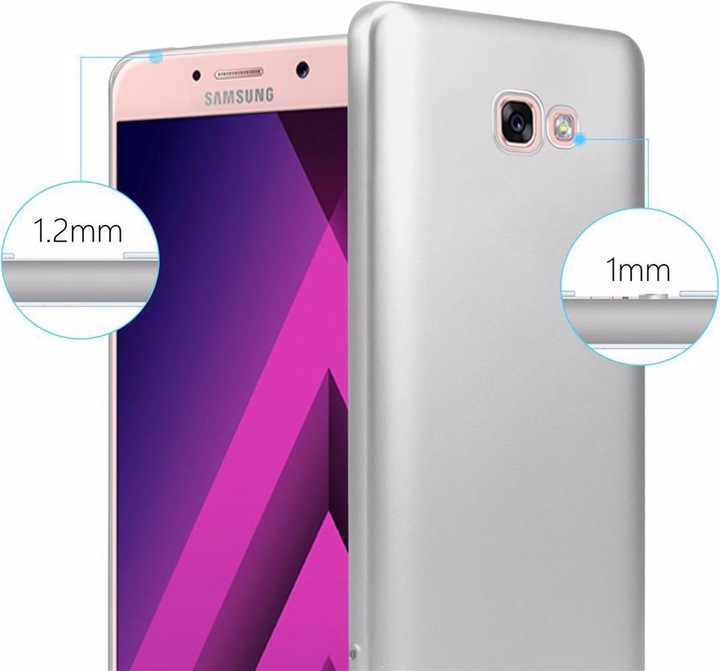 Produktbild Cadorabo TPU Matt Metallic Cover (Samsung Galaxy A7 (2017))