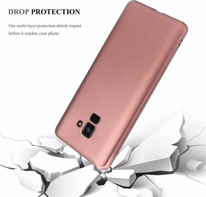 Produktbild Cadorabo TPU Matt Metallic Cover (Samsung Galaxy A8 (2018))