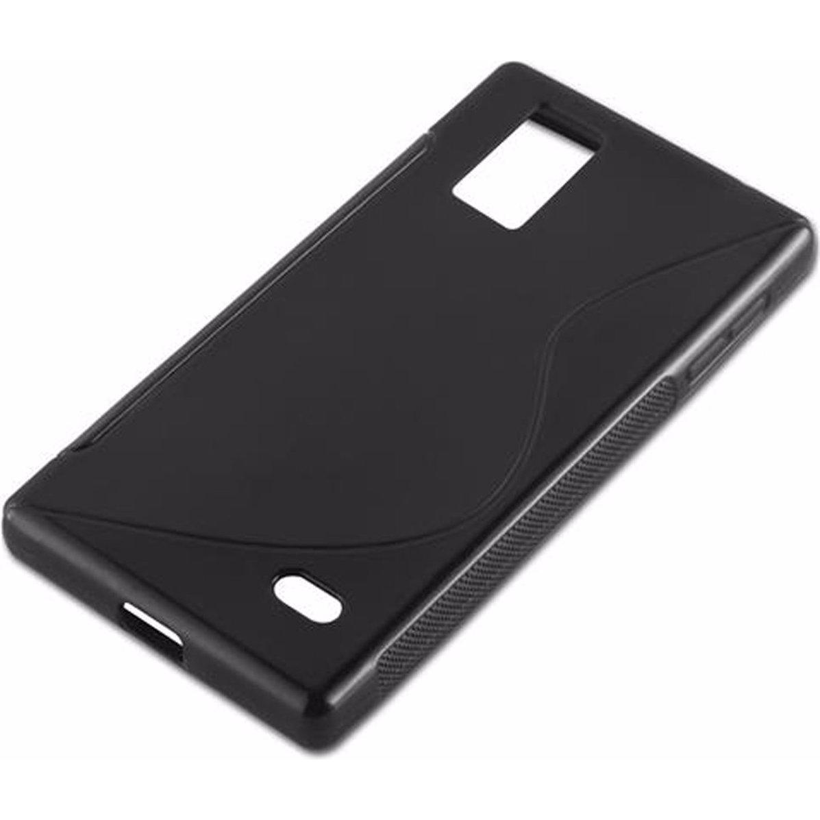 Thumbnail - Cadorabo TPU S-Line Cover (Optimus GJ), Smartphone Hülle, Schwarz