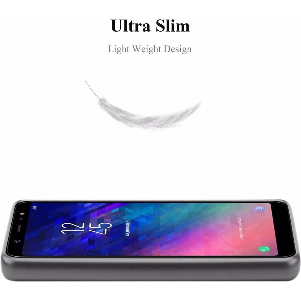 Thumbnail - Cadorabo TPU Matt Metallic Cover (Samsung Galaxy J6 (2018)), Smartphone Hülle, Grau