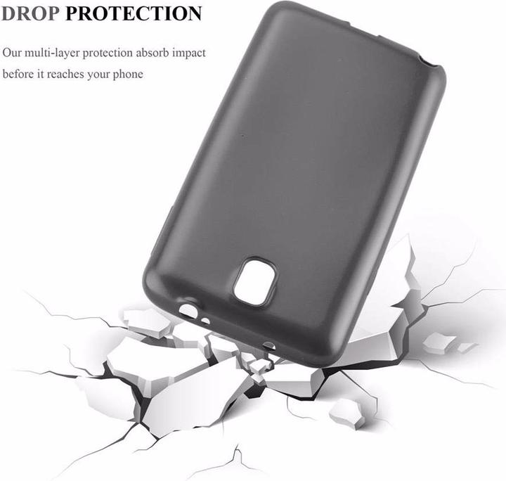 Actual product image Cadorabo TPU Matt Metallic Cover (Samsung Galaxy Note 3)