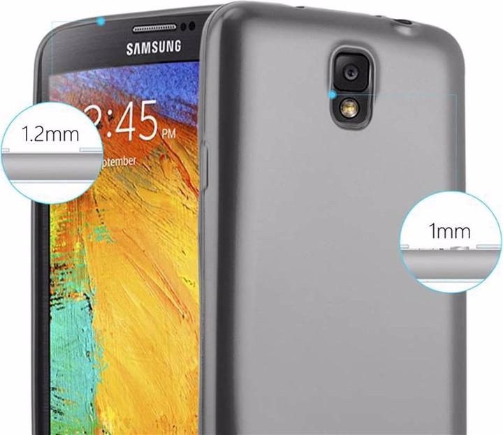 Actual product image Cadorabo TPU Matt Metallic Cover (Samsung Galaxy Note 3)