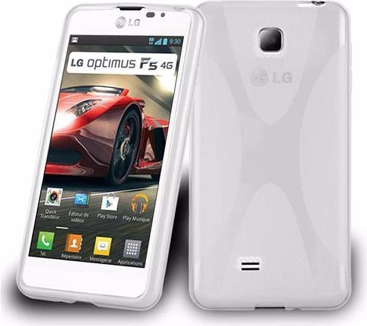 Actual product image Cadorabo TPU X-Line Cover (LG Optimus F5, LG Lucid 2)