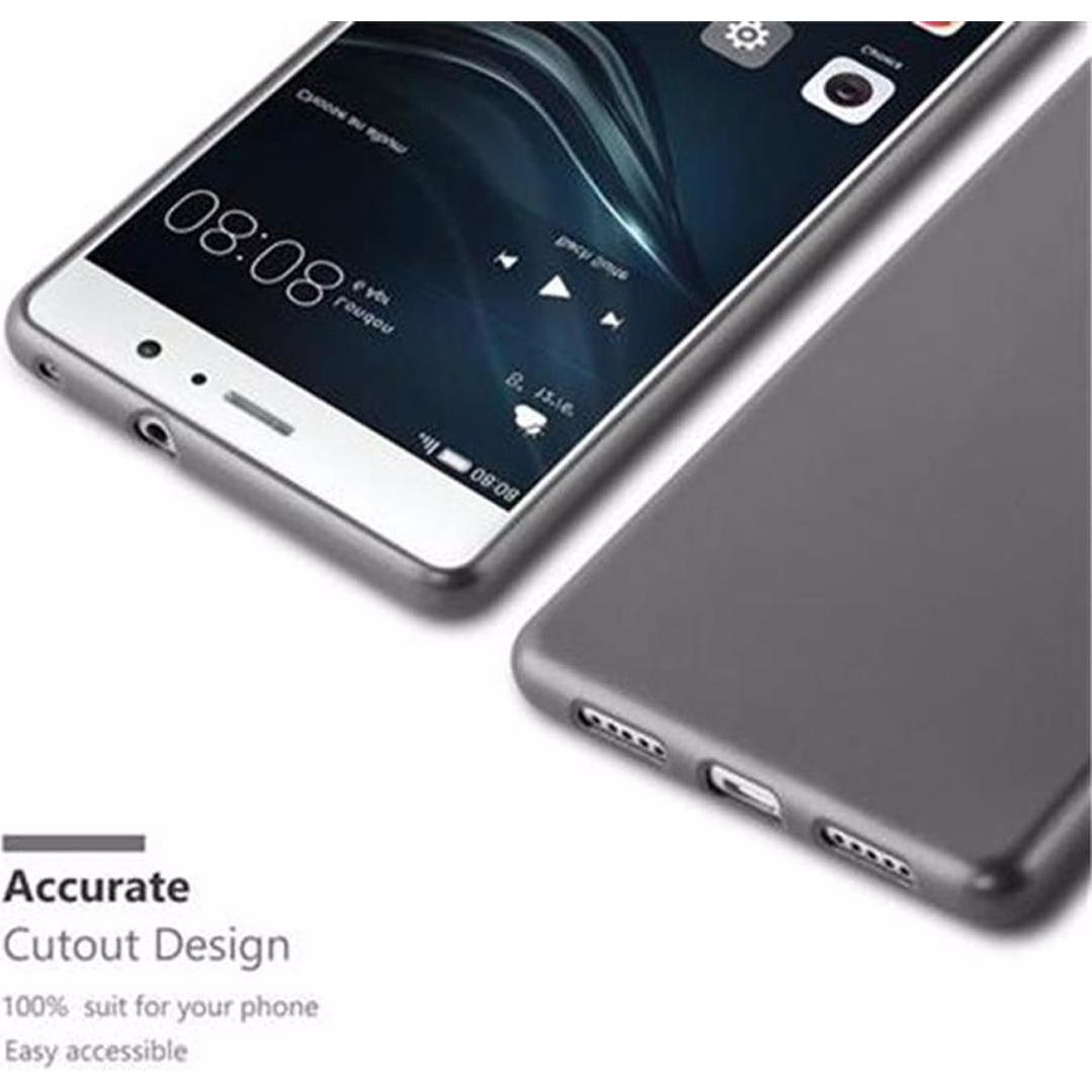 Thumbnail - Cadorabo TPU Matt Metallic Cover (Huawei P9 Lite), Smartphone Hülle, Grau