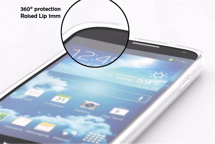 Actual product image Cadorabo TPU S-Line Cover (Huawei G8 Mini)