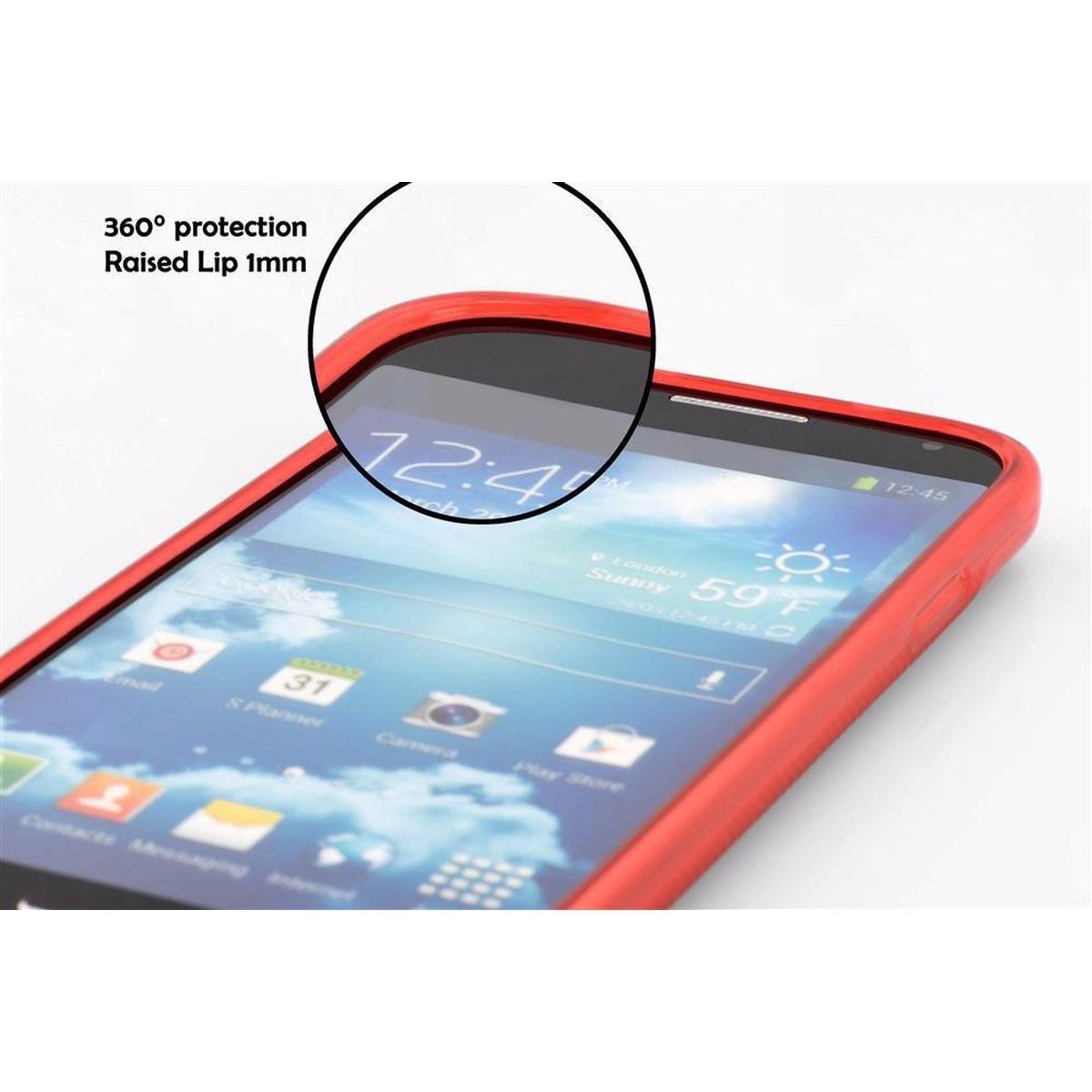 Thumbnail - Cadorabo TPU S-Line Cover (HTC Butterfly 2), Smartphone Hülle, Rot