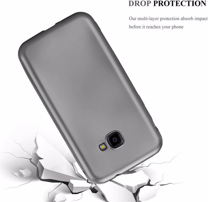 Produktbild Cadorabo TPU Matt Metallic Cover (Samsung Galaxy Xcover 4, Samsung Galaxy Xcover 4s)