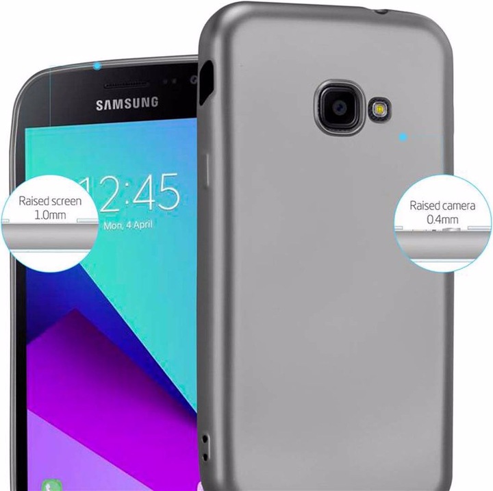 Produktbild Cadorabo TPU Matt Metallic Cover (Samsung Galaxy Xcover 4, Samsung Galaxy Xcover 4s)