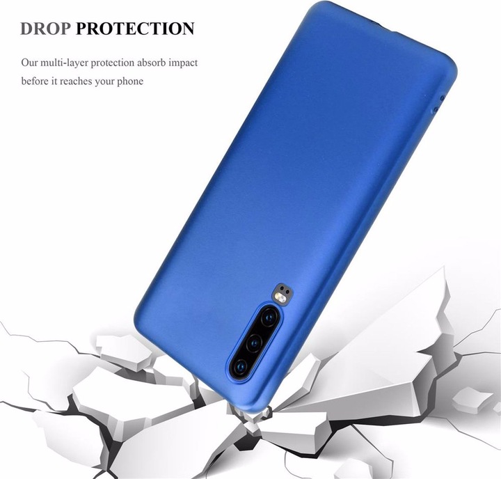 Produktbild Cadorabo TPU Matt Metallic Cover (Huawei P30)