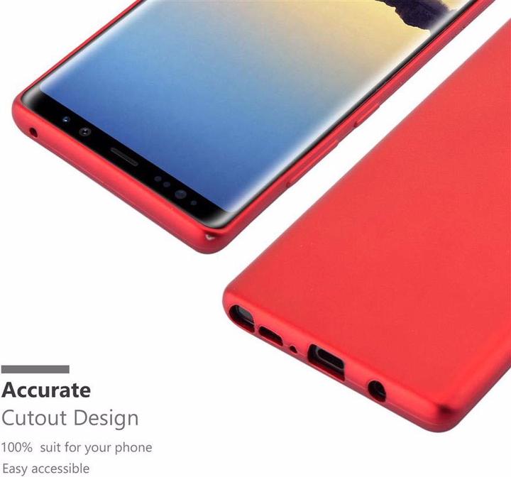 Actual product image Cadorabo TPU Matt Metallic Cover (Samsung Galaxy Note 8)