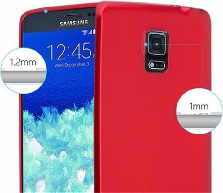 Produktbild Cadorabo TPU Matt Metallic Cover (Samsung Galaxy Note Edge)