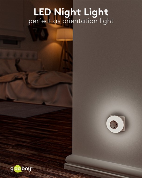 Image du produit Goobay Veilleuse LED à brancher
