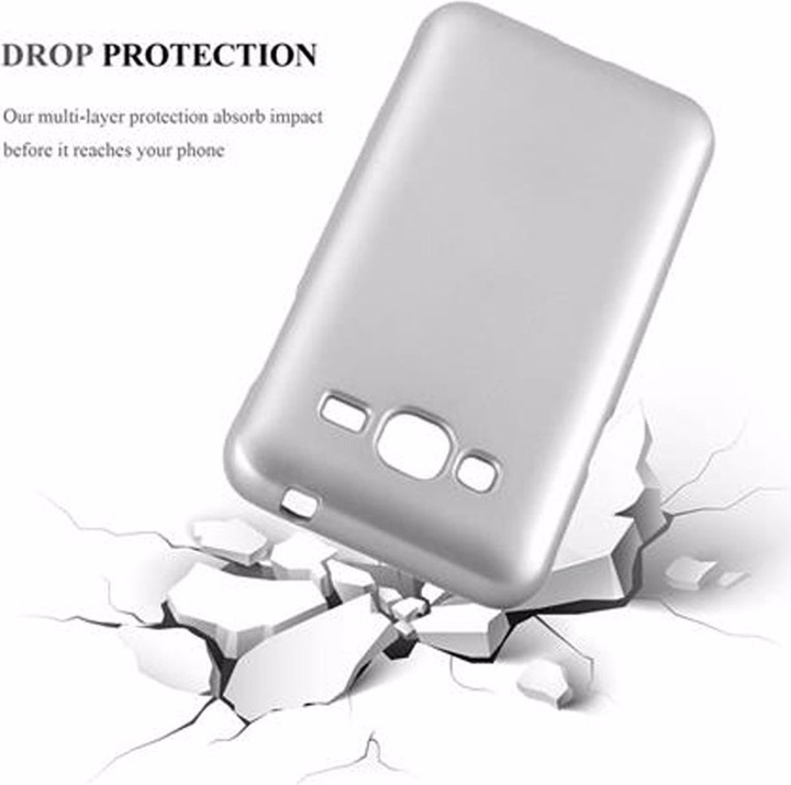 Produktbild Cadorabo TPU Matt Metallic Cover (Samsung Galaxy J3 (2016))