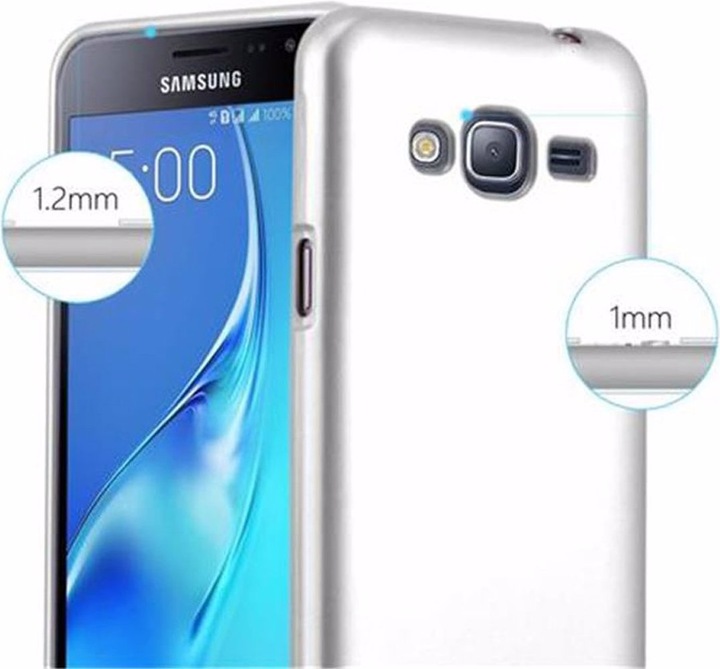 Produktbild Cadorabo TPU Matt Metallic Cover (Samsung Galaxy J3 (2016))