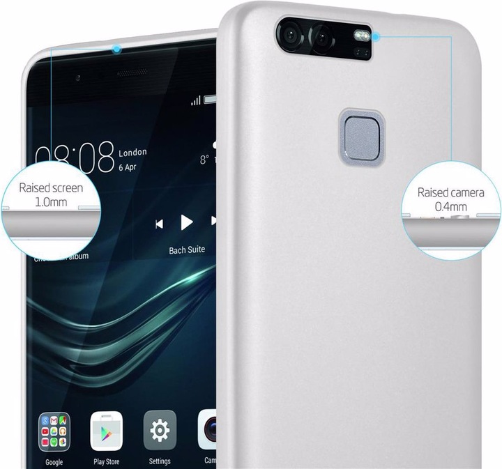 Produktbild Cadorabo TPU Matt Metallic Cover (Huawei P9 Plus)