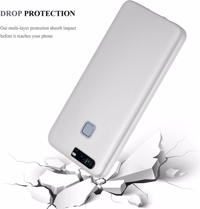 Produktbild Cadorabo TPU Matt Metallic Cover (Huawei P9 Plus)