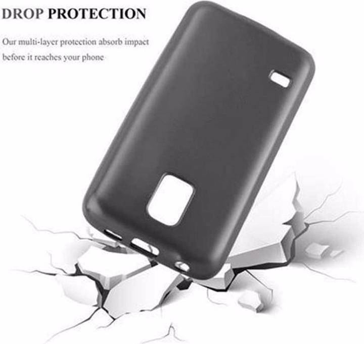 Immagine prodotto Cadorabo Copertura metallica opaca in TPU (Samsung Galaxy S5, Samsung Galaxy S5 Neo)