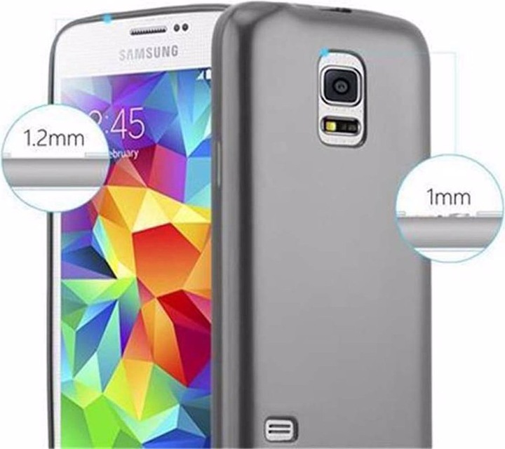 Produktbild Cadorabo TPU Matt Metallic Cover (Samsung Galaxy S5, Samsung Galaxy S5 Neo)
