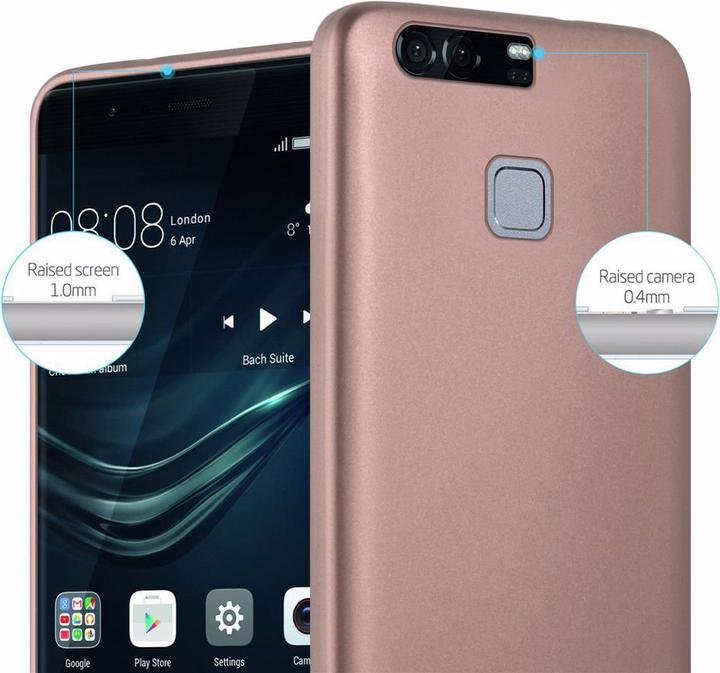 Actual product image Cadorabo TPU Matt Metallic Cover (Huawei P9 Plus)