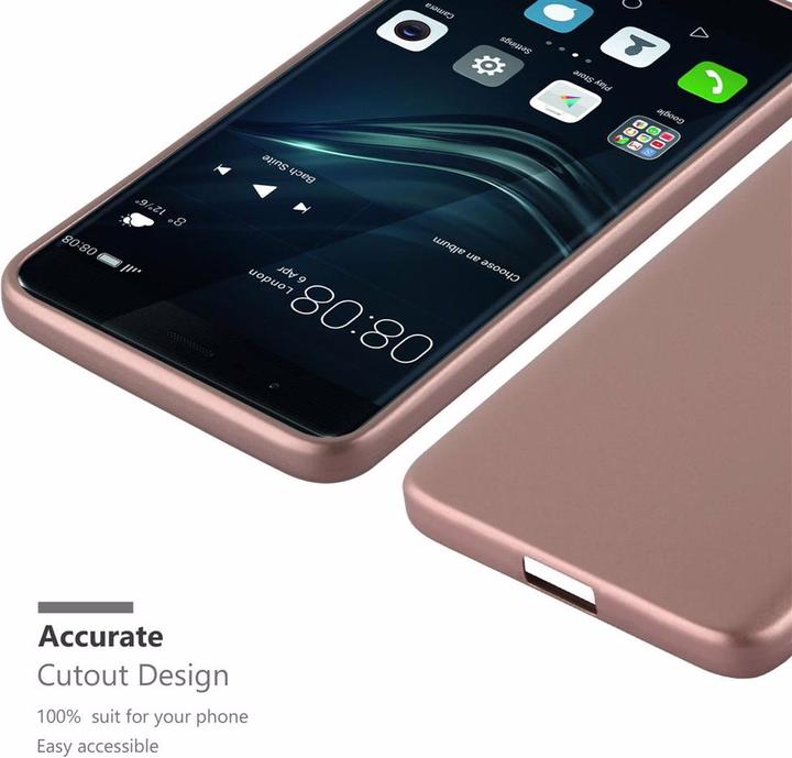 Actual product image Cadorabo TPU Matt Metallic Cover (Huawei P9 Plus)