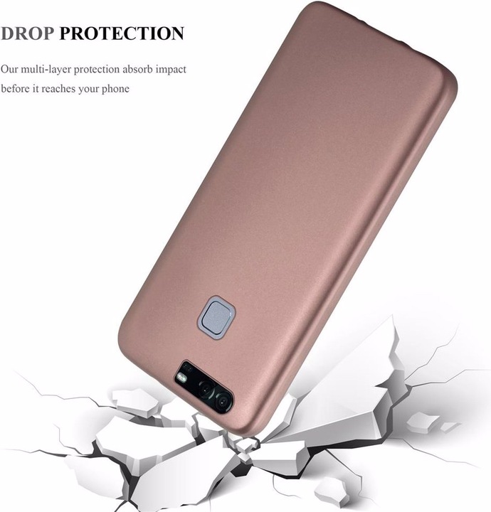 Produktbild Cadorabo TPU Matt Metallic Cover (Huawei P9 Plus)