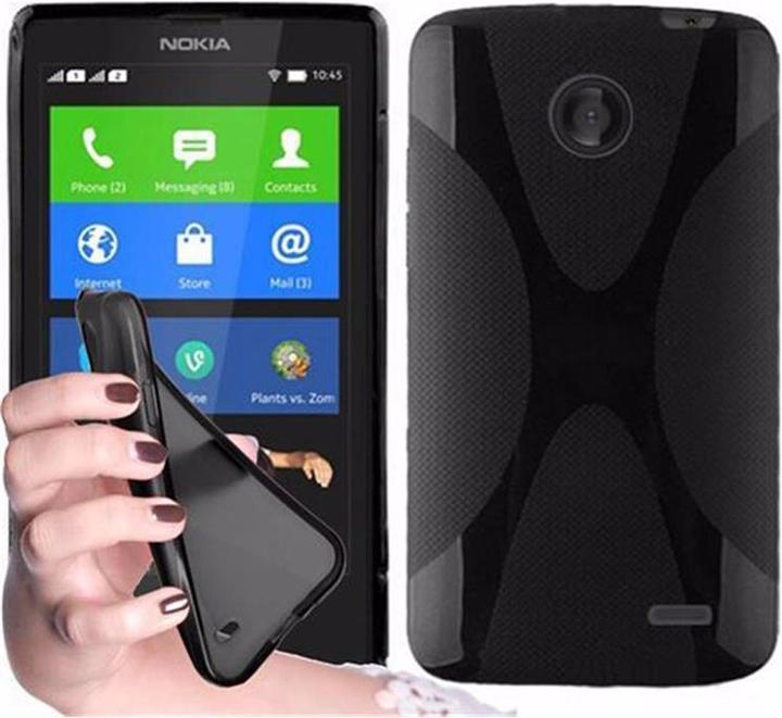 Actual product image Cadorabo TPU X-Line Cover (Nokia X)