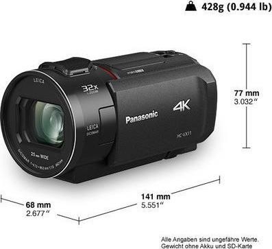 Immagine prodotto Panasonic Hc-Vx11eg-K (8.57 Mpx, 25p, 24 x)
