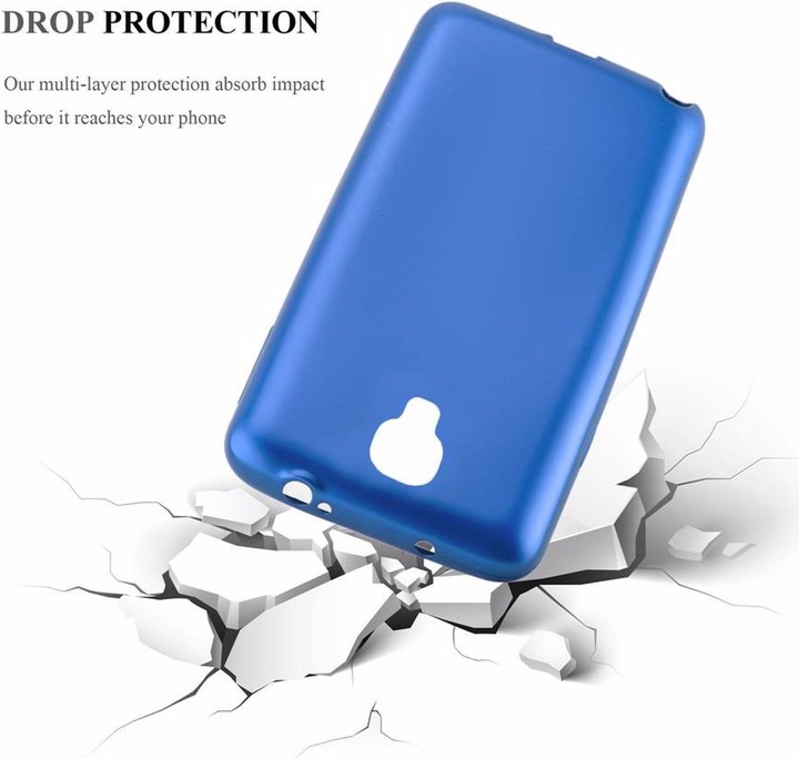 Actual product image Cadorabo TPU Matt Metallic Cover (Samsung Galaxy Note 3 Neo)