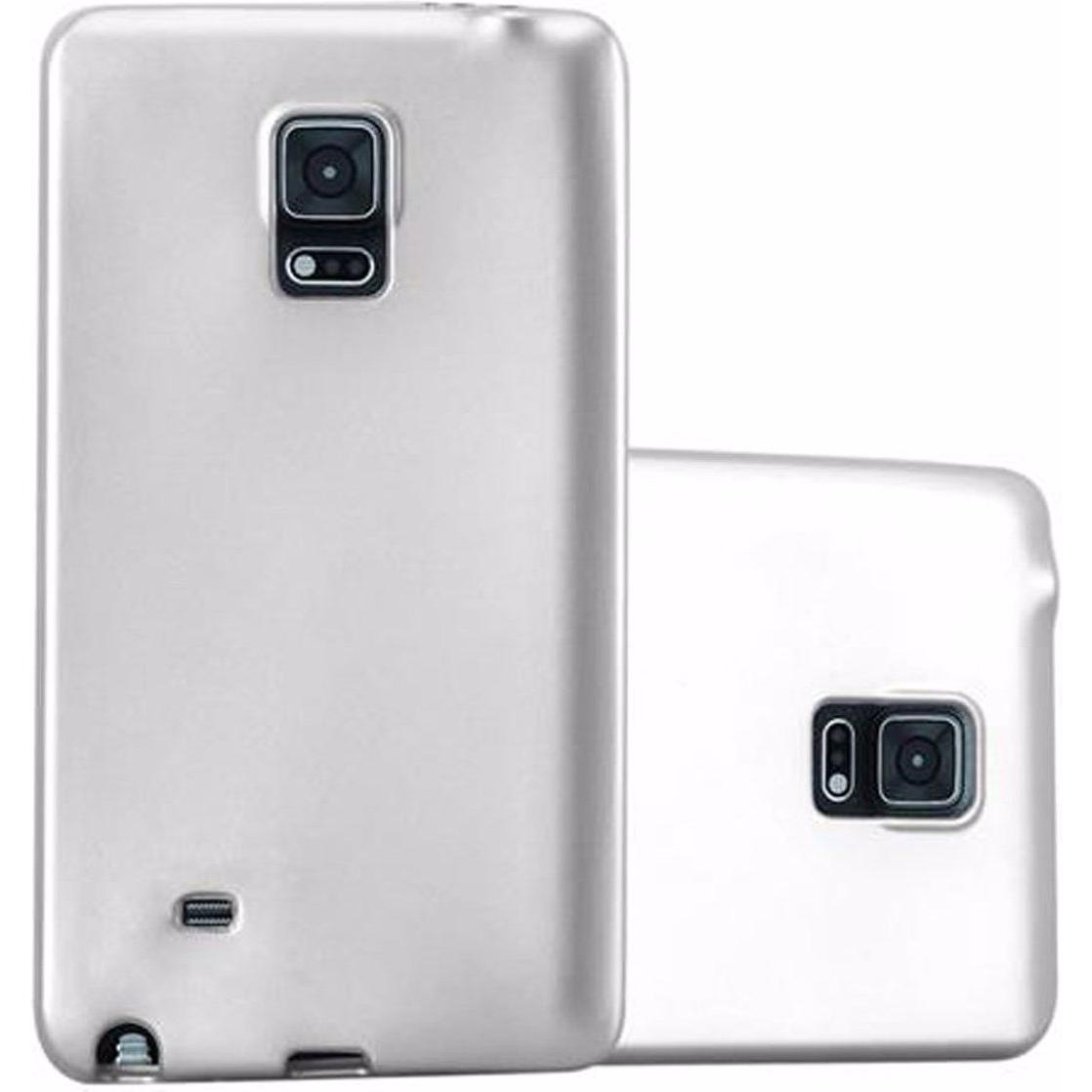 Thumbnail - Cadorabo TPU Matt Metallic Cover (Samsung Galaxy Note Edge), Smartphone Hülle, Silber