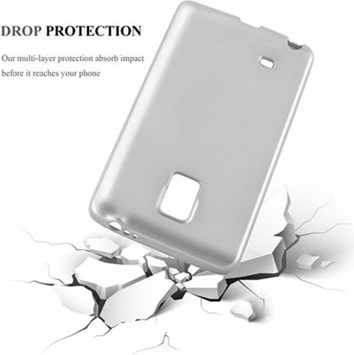 Produktbild Cadorabo TPU Matt Metallic Cover (Samsung Galaxy Note Edge)