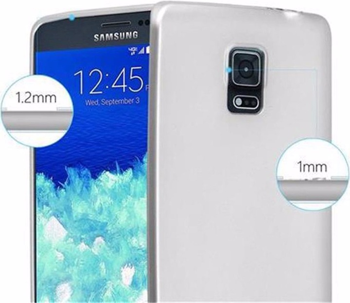 Produktbild Cadorabo TPU Matt Metallic Cover (Samsung Galaxy Note Edge)
