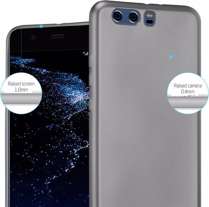 Produktbild Cadorabo TPU Matt Metallic Cover (Huawei P10 Plus)