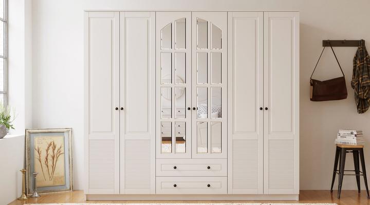 Immagine prodotto Homitis Armoirel Mirror Large Wardrobe (210 x 52 x 184 cm)