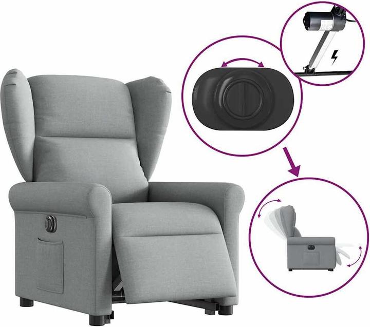 Actual product image vidaXL Relaxsessel mit Aufstehhilfe