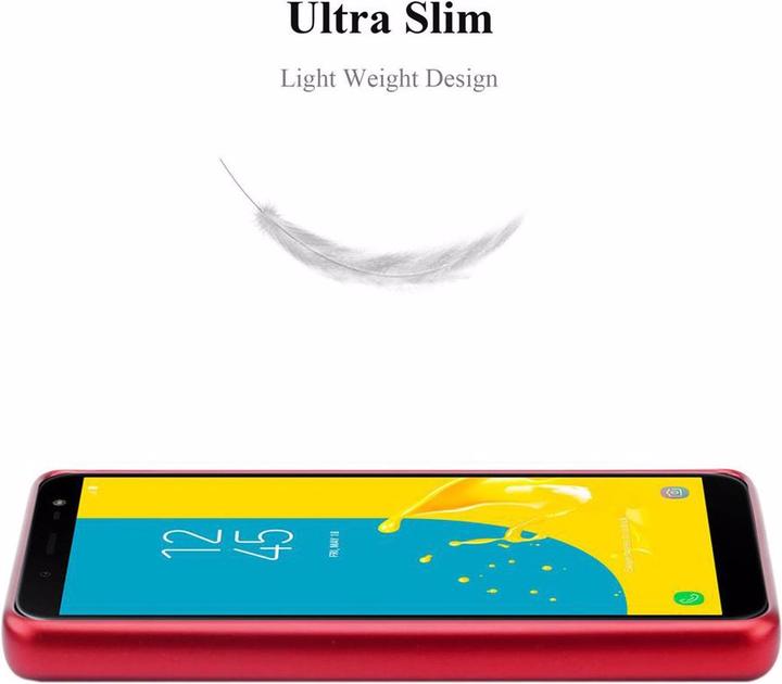 Actual product image Cadorabo TPU Matt Metallic Cover (Samsung Galaxy J6 (2018))