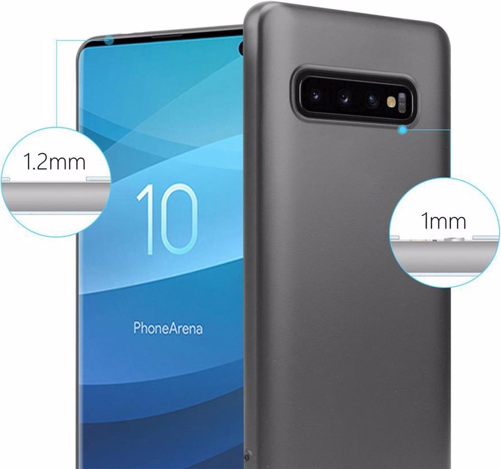 Produktbild Cadorabo TPU Matt Metallic Cover (Samsung Galaxy S10)