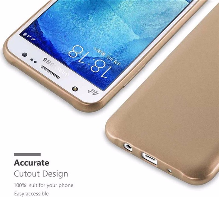 Produktbild Cadorabo TPU Matt Metallic Cover (Samsung Galaxy J5 (2015))