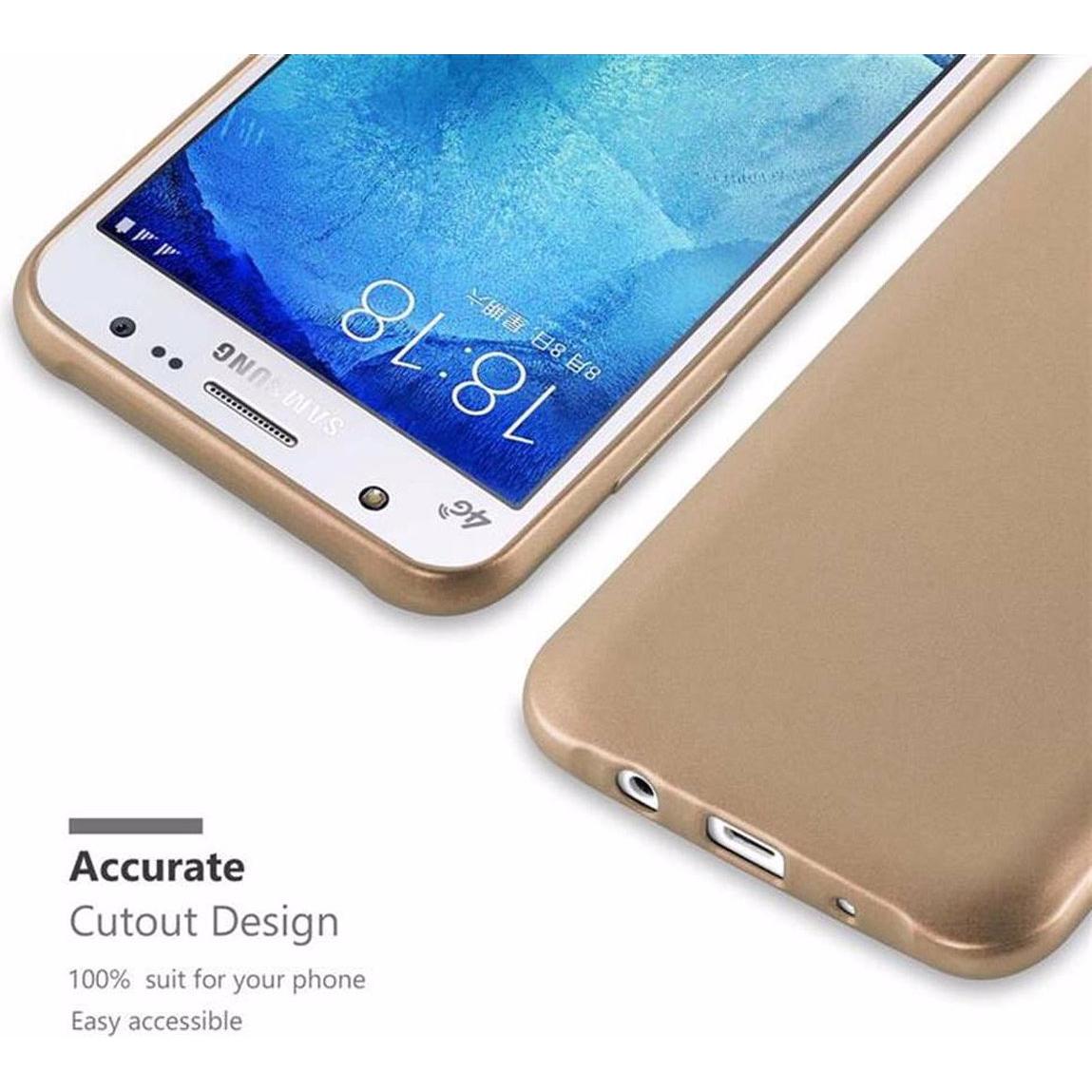 Thumbnail - Cadorabo TPU Matt Metallic Cover (Samsung Galaxy J5 (2015)), Smartphone Hülle, Rosa