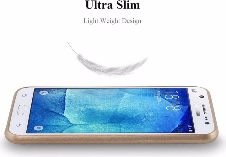 Produktbild Cadorabo TPU Matt Metallic Cover (Samsung Galaxy J5 (2015))