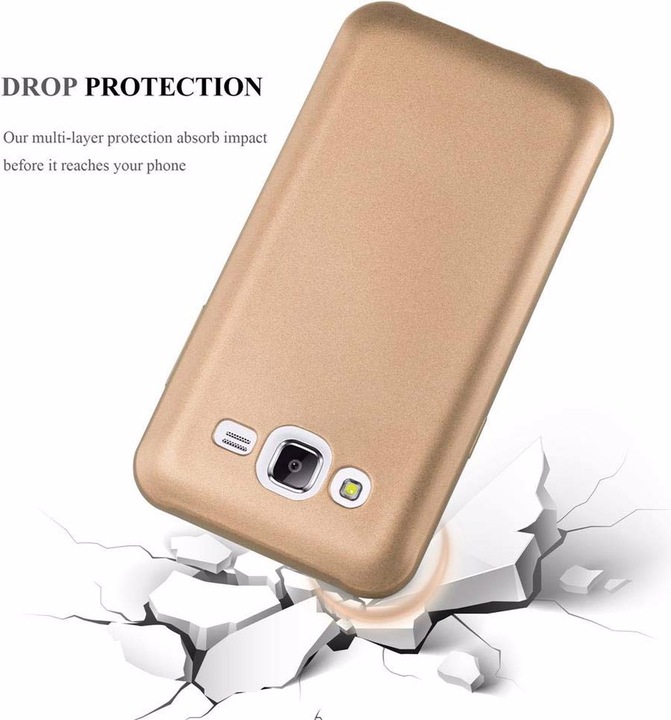 Produktbild Cadorabo TPU Matt Metallic Cover (Samsung Galaxy J5 (2015))