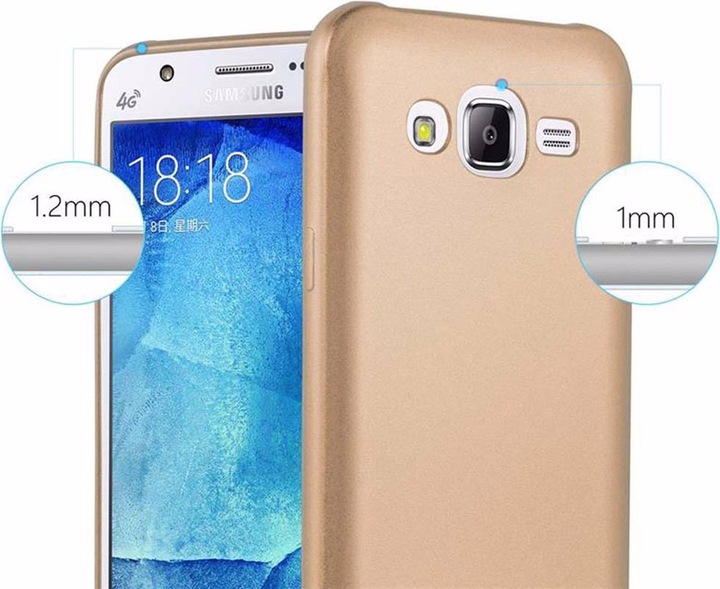 Produktbild Cadorabo TPU Matt Metallic Cover (Samsung Galaxy J5 (2015))
