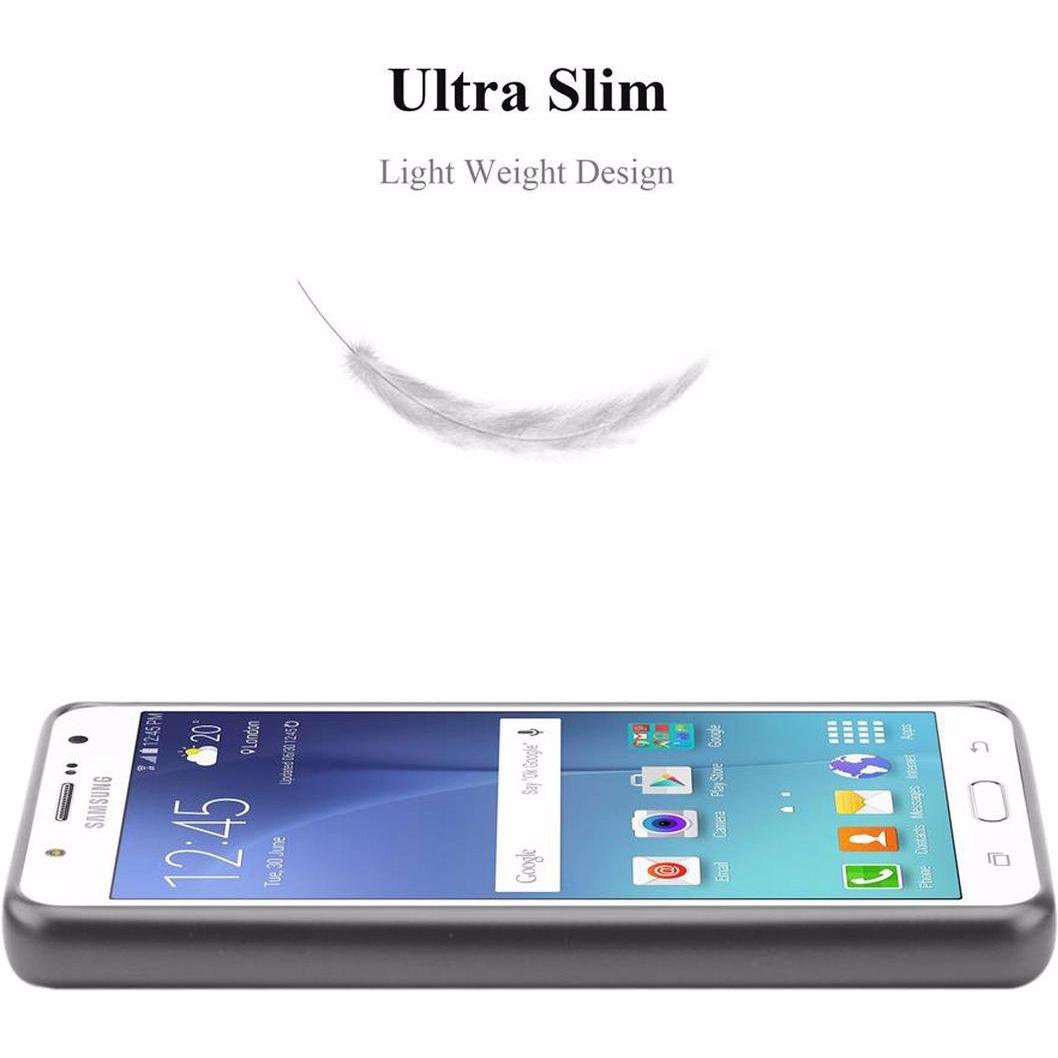 Thumbnail - Cadorabo TPU Matt Metallic Cover (Samsung Galaxy J7), Smartphone Hülle, Grau