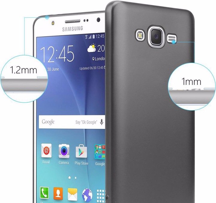 Produktbild Cadorabo TPU Matt Metallic Cover (Samsung Galaxy J7)