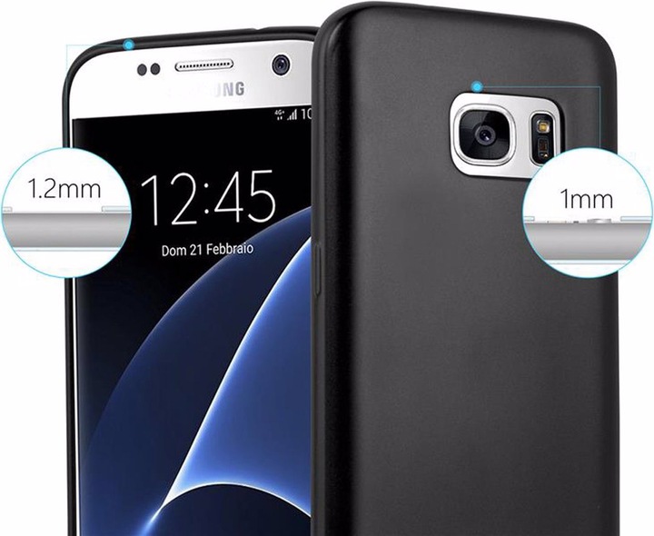 Produktbild Cadorabo TPU Matt Metallic Cover (Samsung Galaxy S7)